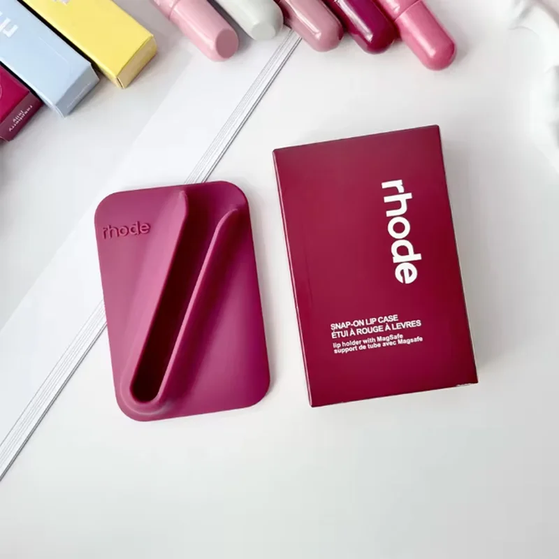 Hot-Trend Lipgloss met magnetisch achterontwerp, siliconen telefoonhouder, stabiele bevestiging voor eenvoudig en handig dagelijks gebruik.