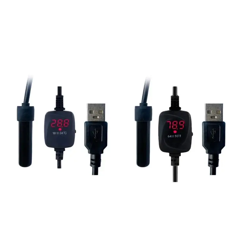 E8BD Earthenware Tiny Fish Cistern Stove Highlighting USB More unsullied Digital Temperature Observe Four thousand Tiny