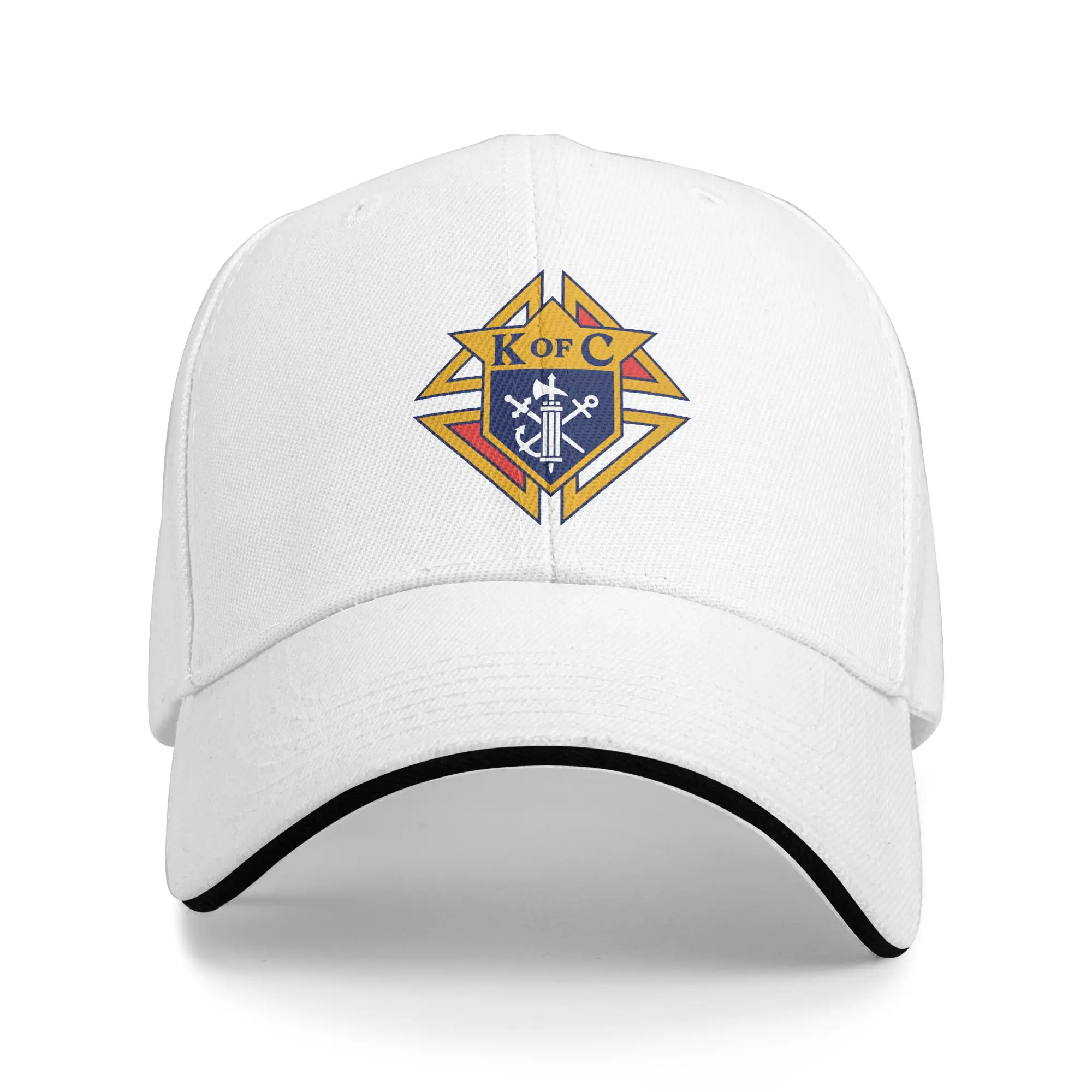 Knights Of Columbus Sun Baseball Cap Summer Men Adult  Design Hip Hop Hats High Quality Vintage Outdoor Sport Snapback Cap
