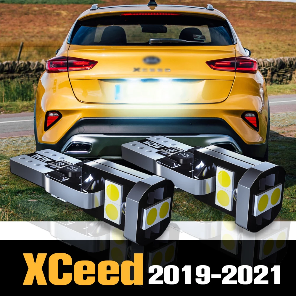 

2pcs Canbus LED License Plate Light Lamp Accessories For Kia XCeed 2019 2020 2021