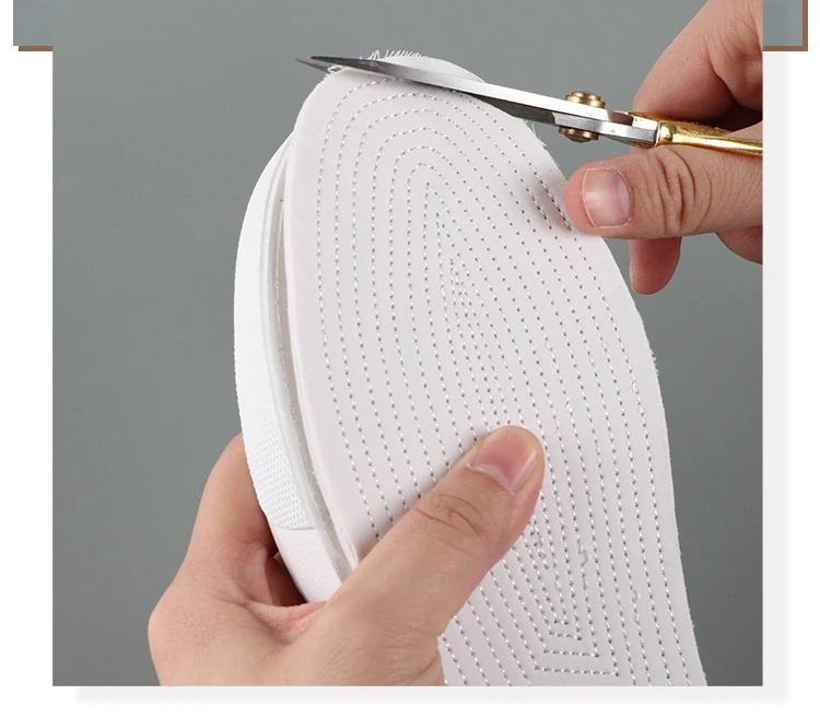 3 Paar neunlagige Baumwoll-Einlegesohlen, schweißabsorbierende Einlage für Damen und Herren, atmungsaktiv, geruchshemmend, bequeme, langlebige Sportschuhsohle – Detail 13