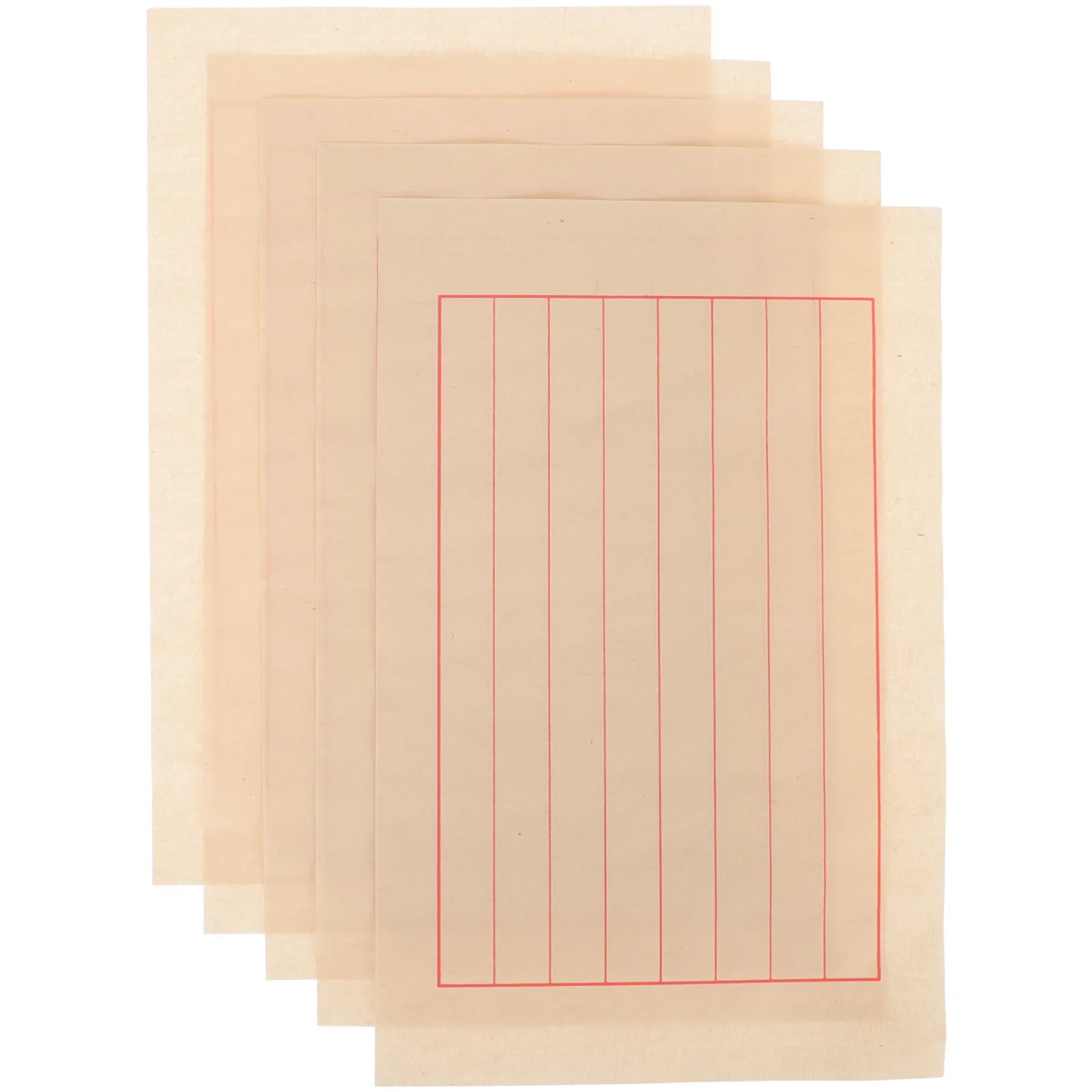 50Sheets Premium Chinese Calligraphy Rice Paper for Practice Writing Brush Ink Pad Watercolor Smooth Delicate Ductile