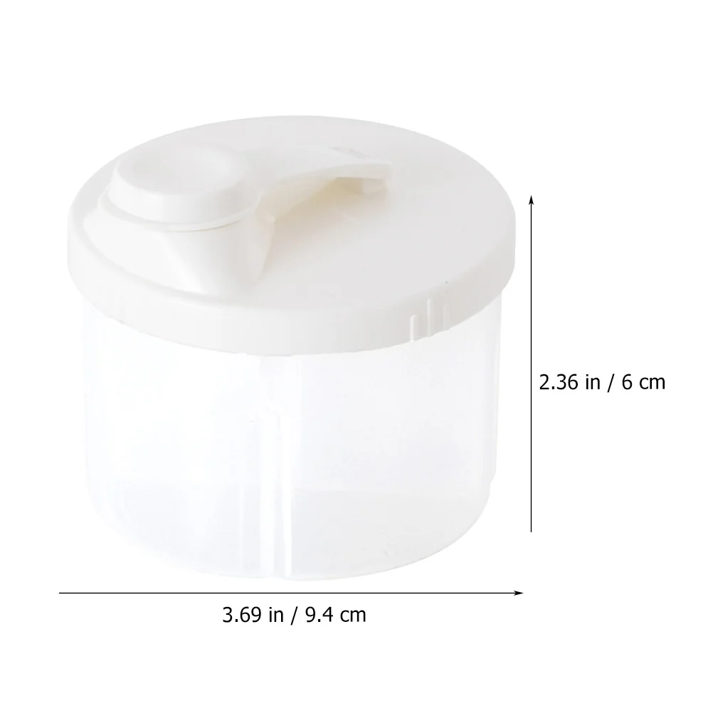 2 Pcs Milk Powder Portable Box Formula Dispenser Container Baby High Capacity Pp Travel Outdoor Infant