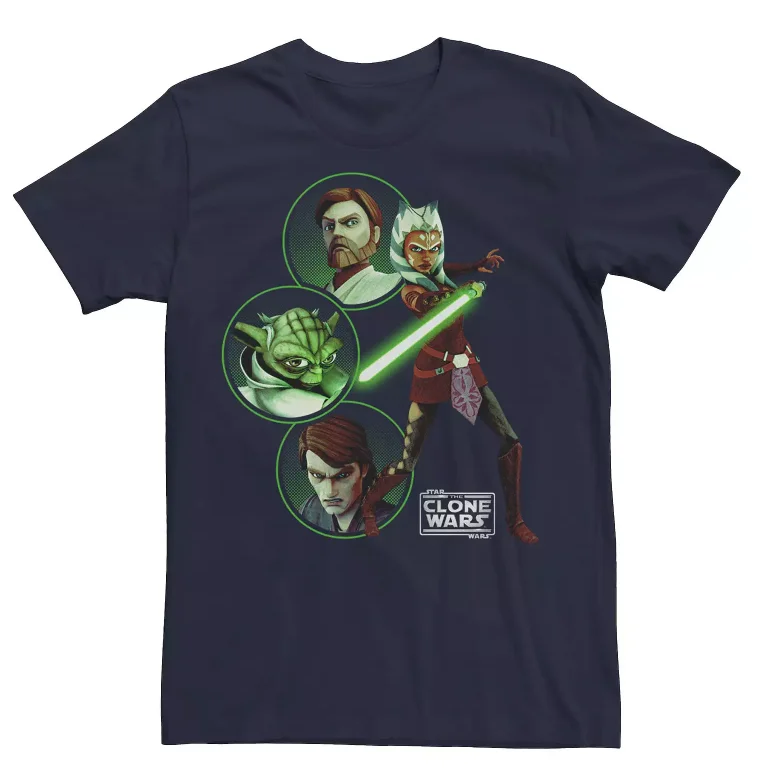 Star Wars Herren-Kurzarm-T-Shirt, Science-Fiction-Retro-Streetwear, Clone Wars, Death Star, Millennium Falcon, tägliches Fan-Geschenk
