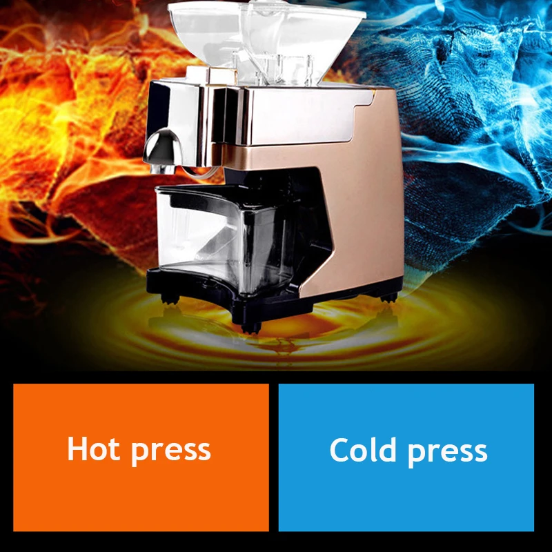 Oil Press Machine Commercial Home Automatic Tntelligent Multi-Functional Cold And Hot Peanut Squeezer