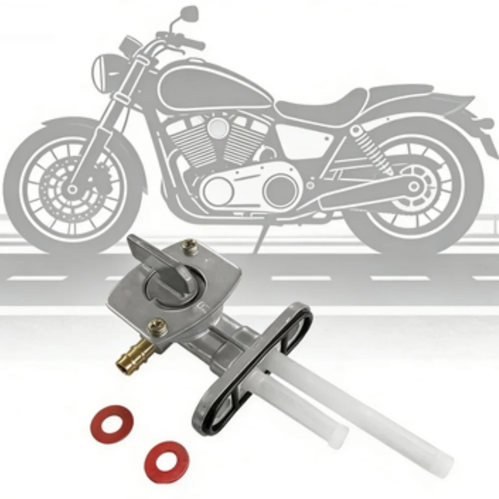 1 Set Gas Fuel Petcock Valve Swith Tap For YAMAHA PW80/TTR125/BW80/YFM250/YFZ450  Wear-Resistant Motorcycle Parts view 3