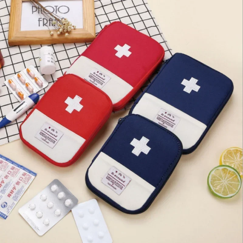 Portable First Aid Medical Kit Travel Outdoor Camping Useful Mini Medicine Storage Bag Camping Emergency Survival Bag Pill Case