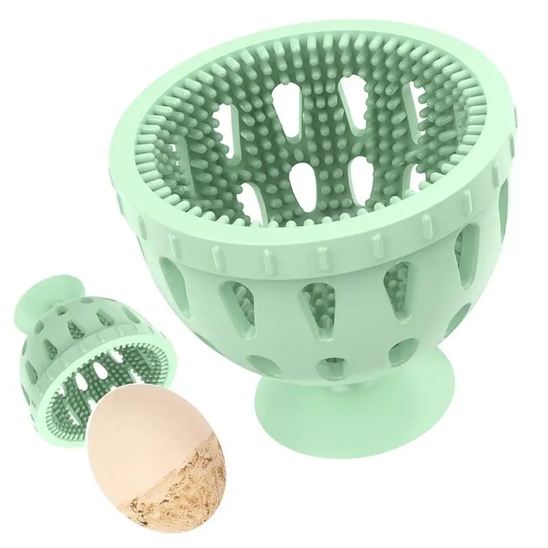 Egg Washing Brush Reusable Egg Scrubber With Soft Bristles Easy To Clean Egg Cleaning Tool For Chicken Poultry Eggs Potatoes