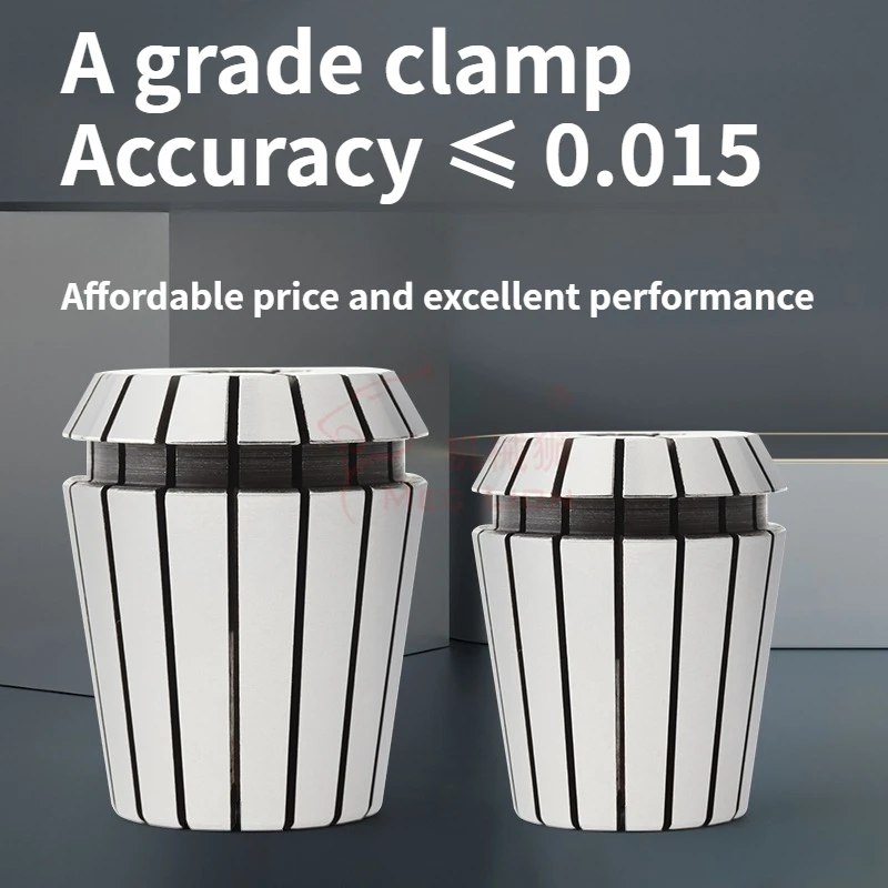 KT أداة ER11 ER16 ER20 ER25 ER32 ER40 مجموعة ER أسطوانة معدنية دعوى تشاك 0.015 0.008 مللي متر A AA ل CNC طحن أداة حامل النقش