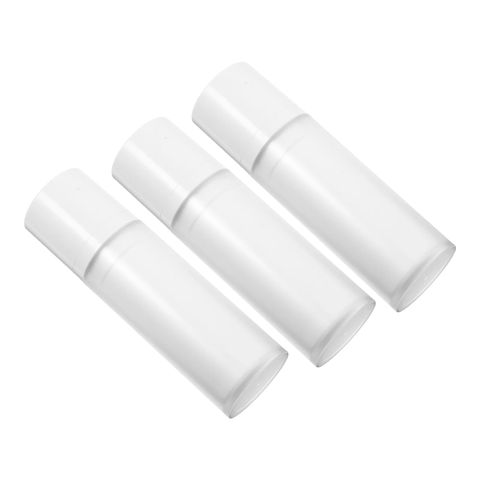 

3Pcs Frosted Bottles Small Pump Bottles Leak Proof Portable Travel Lotion Pump Containers Easy Dispensing