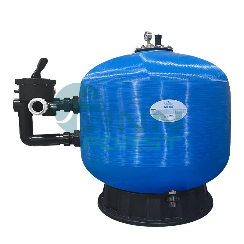 

Side-out quartz sand tank filter swimming pool equipment cleaning fish bath water purification