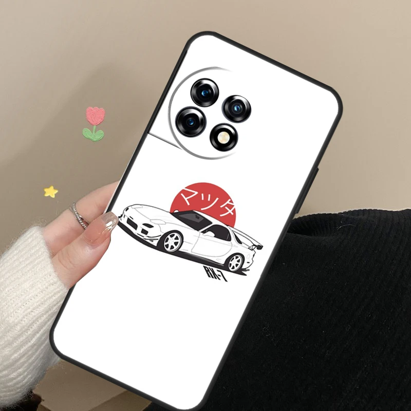 RX7 JDM Legends Cars Cover For OnePlus 12 13 11 12R 13R 9 10 Pro 8T 9RT 10T 10R Nord CE 4 2 3 Lite N20 N30 Case