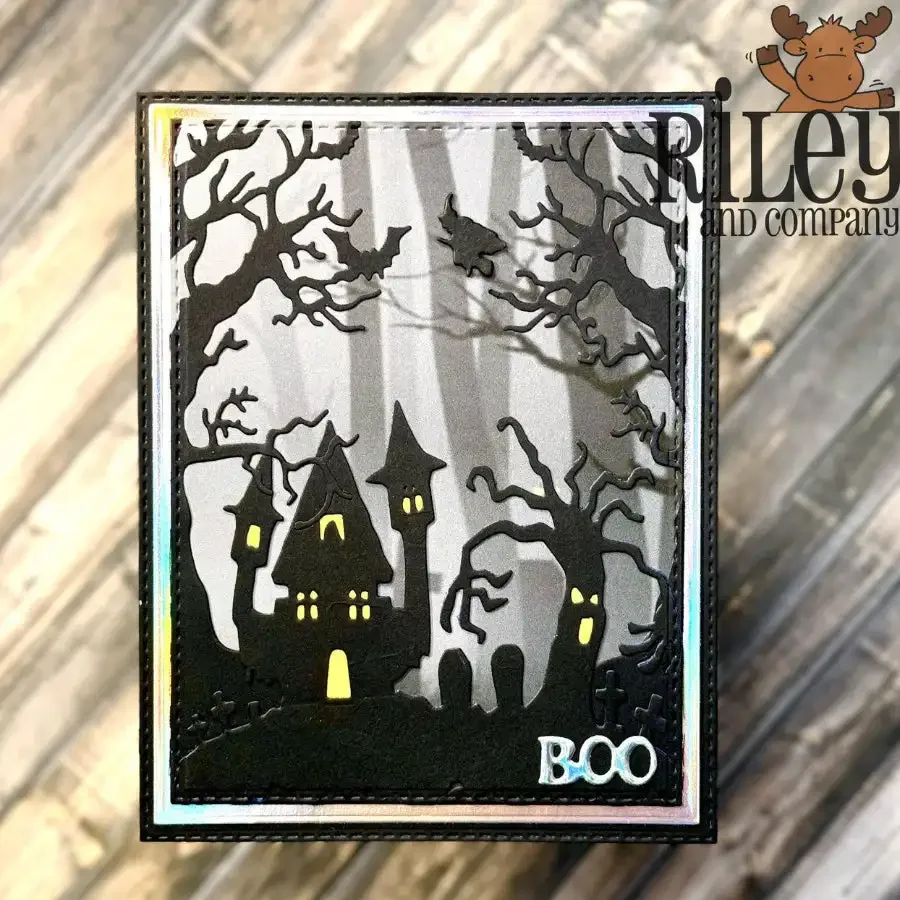 Arrival New Hallowmas Fun Web Tag Scallop Treat Box Die Metal Cutting Dies Stencils DIY Greeting Card Gift Template Scrapbooking view 6