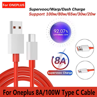 Original 80W 100W Type C USB SUPERVOOC 2.0 Fast Charging Cable For OnePlus 13T 13R 12R 11R 13 12 11 Pro Ace 5 3 2 Pro Nord CE4 3