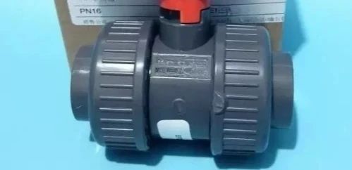UPVC 375 Double Union Ball Valve PVC National Standard Industrial Plastic Valve 20 25 32 40MM 1PCS