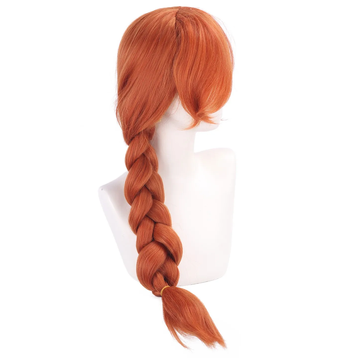 Peruka Fiona, 70 cm, długi warkocz, syntetyczna peruka do cosplayu, odporna na ciepło, do odgrywania ról.