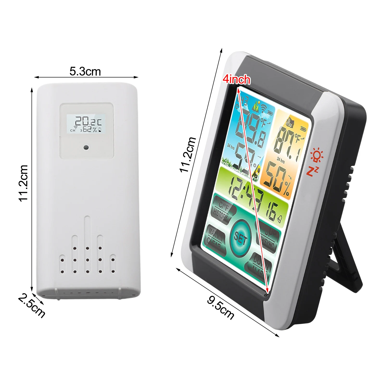 Smart Digital Weather Monitoring System Featuring User friendly Interface for Efficient Indoor/Outdoor Readings