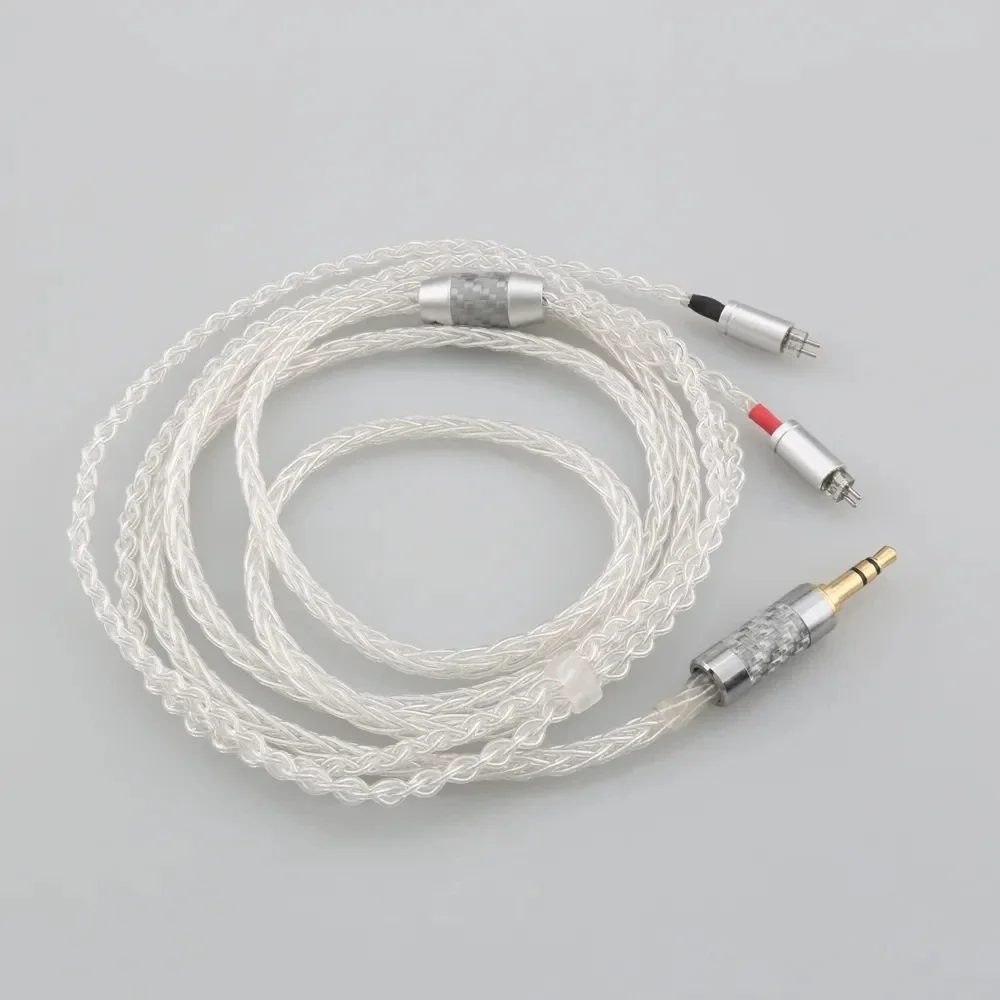100% 8Cores Pure Silver Earphone Replacement Upgrade Cable BL03 V80 KZ ZS10 PRO ZS10 AS10 ZS6 ZST ZSR TRN (2 Pin 0.78mm)