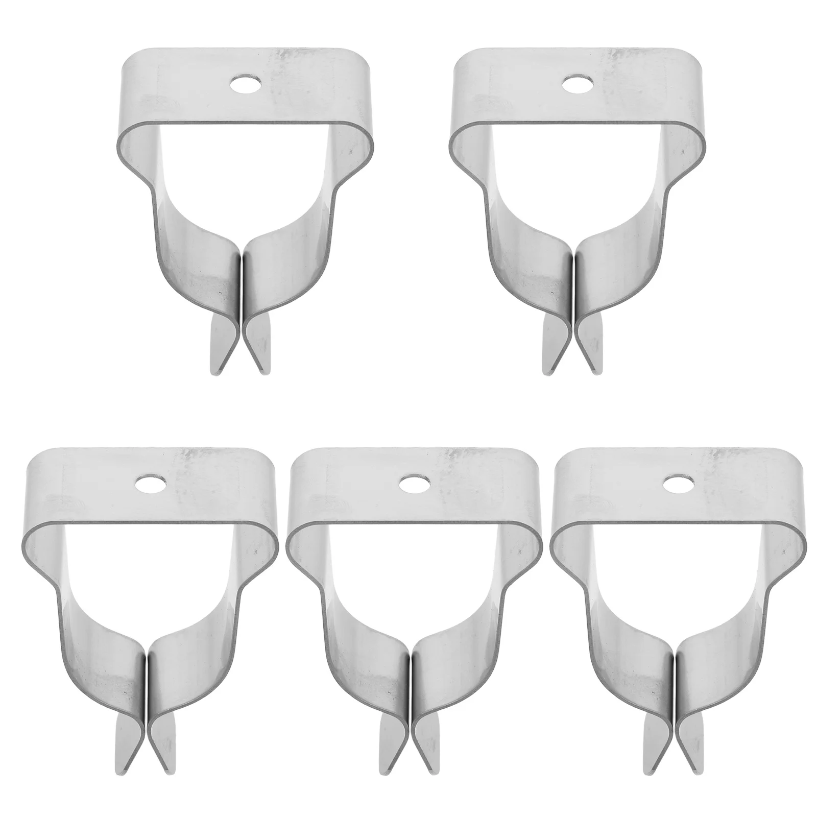 

5 Pcs Window Well Cover Hardware Kit Basement Manhole outside Installation Spring Clamps