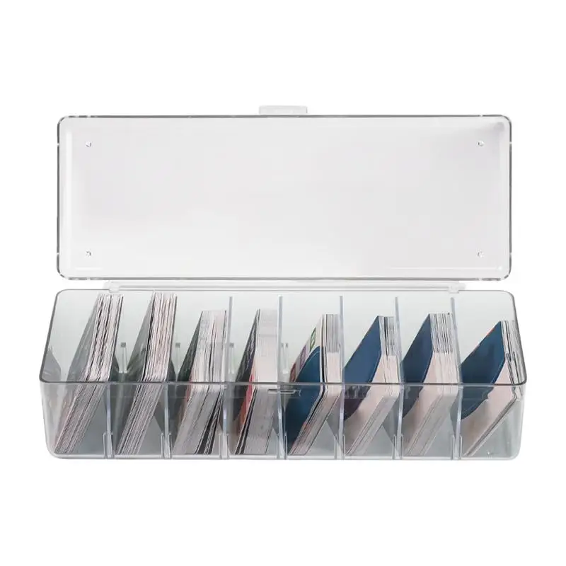 Transparent Poker Cases Multi-deck Playing Cards Container Storage Case Packing Poker Game Card Box For Board Games Club