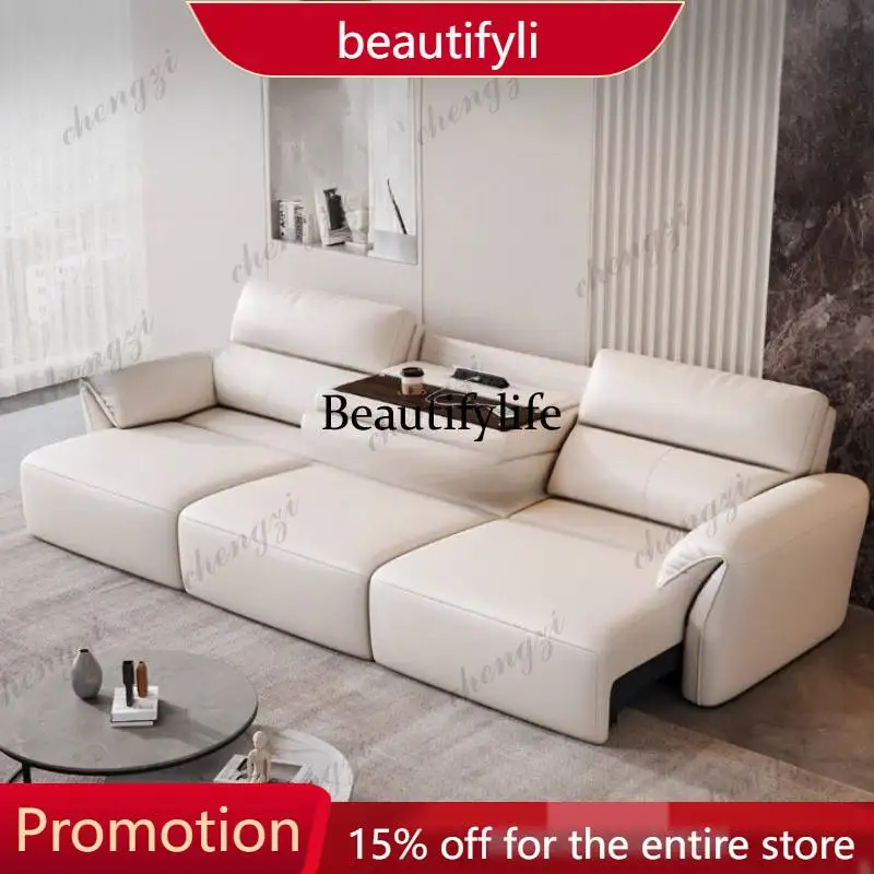 01A Electric Sofas Foldable European Relax Lounges Living Room Sofas Massage White High Canape Lit Furniture For Home