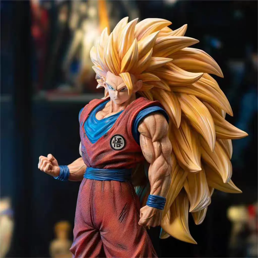 

30cm Ssj3 Dragon Ball Figure Goku Large Figures Super Saiyan Goku Anime Figure Goku Figurine Pvc Collection Toys Gifts Model