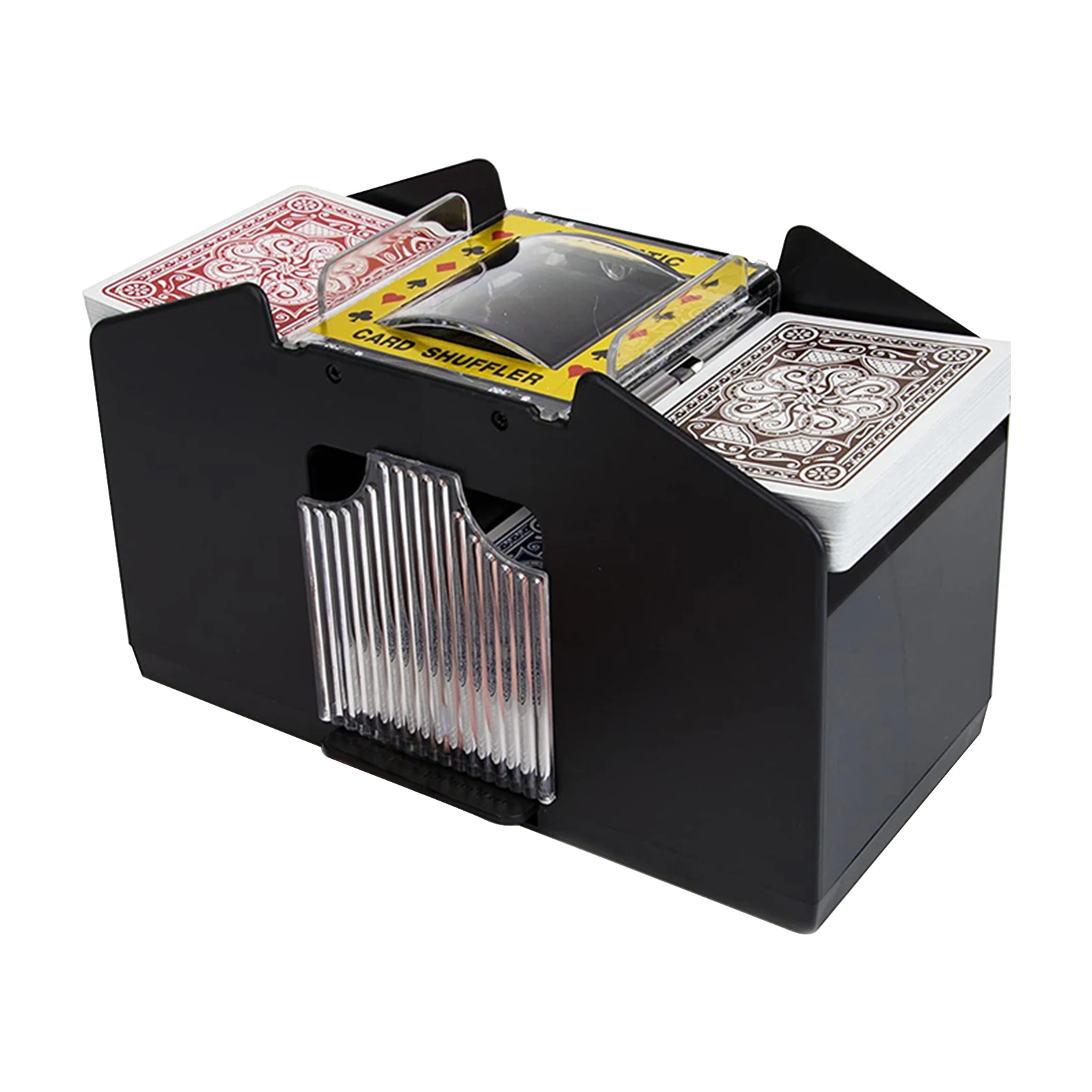 Automatic Playing Card Shuffler Mixer Games Poker Sorter Machine Dispenser for Travel Home Festivals Xmas Party Battery Operated