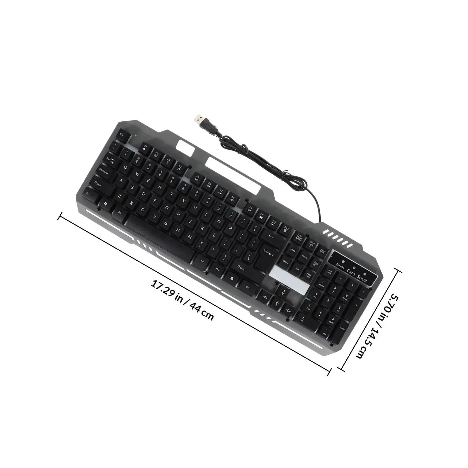 USB Keyboard Computer Portable Gaming Halloween Christmas Computer Keyboards Game Player Graphic Design Content Creator 1PCS