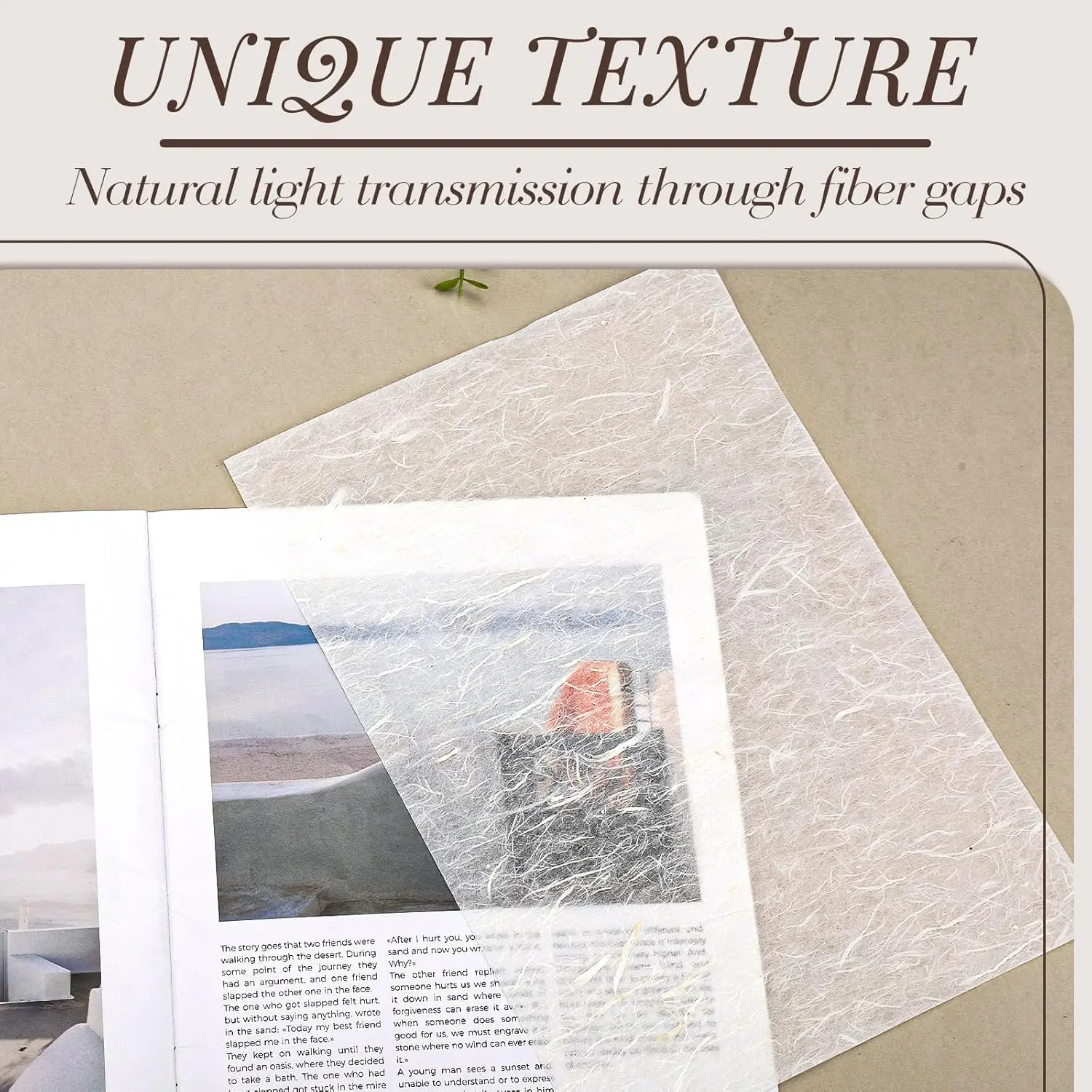 ورق التوت A4 20/50/100 ورقة ورق الأرز الطبيعي لـ Decoupage الكتابة اللوحة الطباعة بطاقة الزخرفية صنع تغليف الهدايا #4