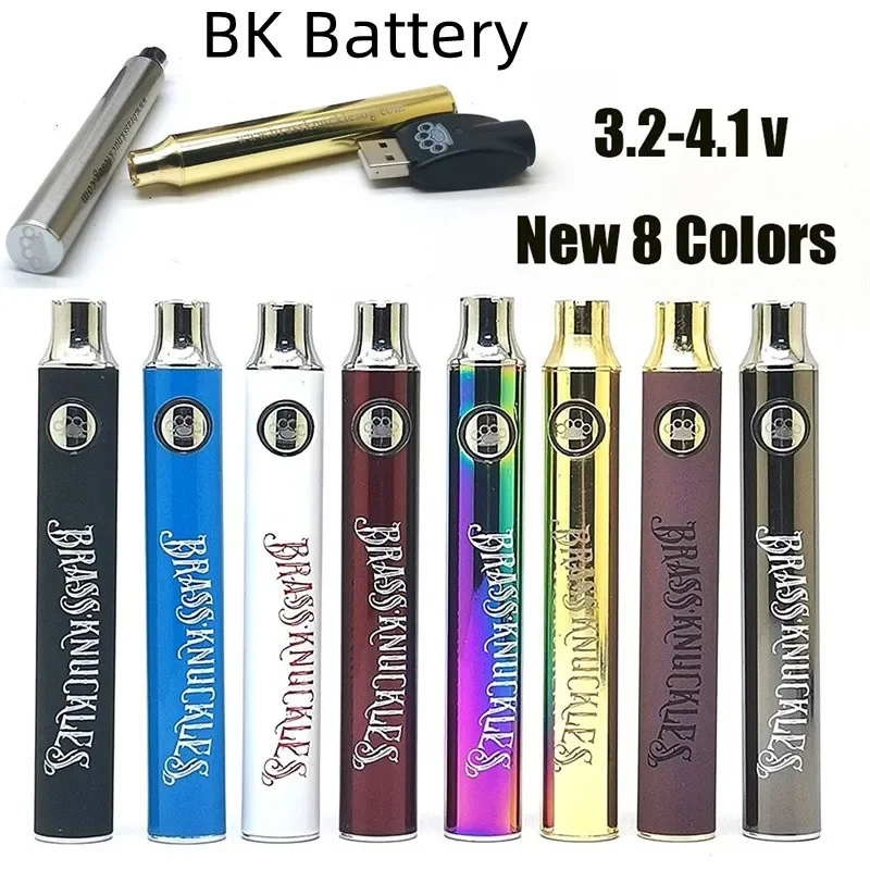 2 قطعة/الوحدة BK 900mAh التسخين المسبق VV بطارية Vape أقلام تعديل الجهد بطارية E السجائر ل 510 موضوع سميكة خراطيش النفط عربات #4