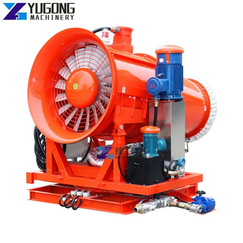 80 Meters 60 Meters High Pressure Fine Fog Cannon Dust Suppression Mist Cannon Competitive Price Fog Cannon Machine