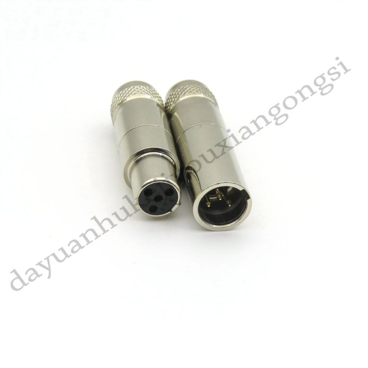 Imagem -04 - Mini Xlr Audio Microfone Conector Pinos Fêmea Macho Plug Xlr Pequeno Mic de Solda Reto 30 Pcs Alta Qualidade