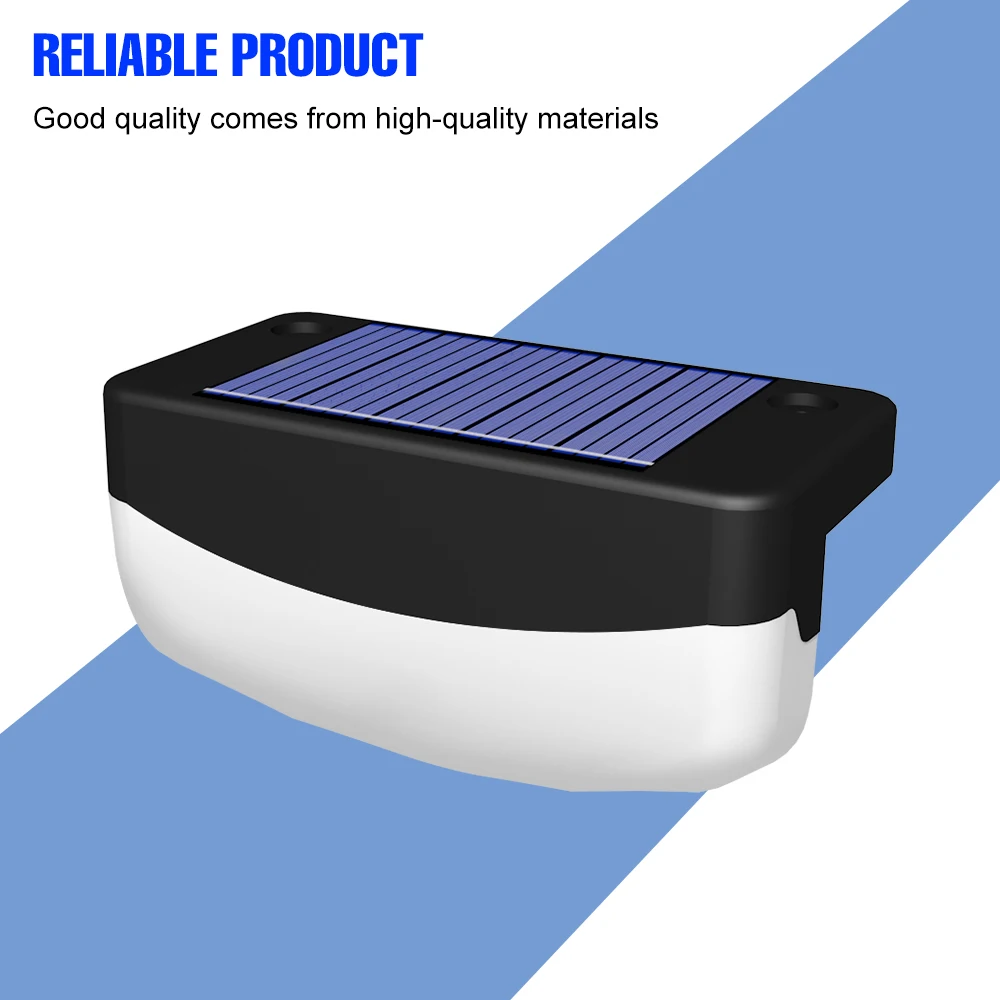 Led Solar Step Light Outdoor Landscape Garden Lights Smart Wall Lamp For Paths IP65 Waterproof Led Reflector Decoração Light