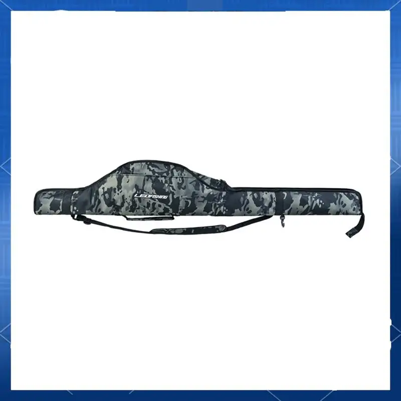 

ABJV LEO Камуфляжные двухслойные складные сумки для удочек большой емкости Складная сумка для морских рыболовных снастей 140 см Простая в использовании