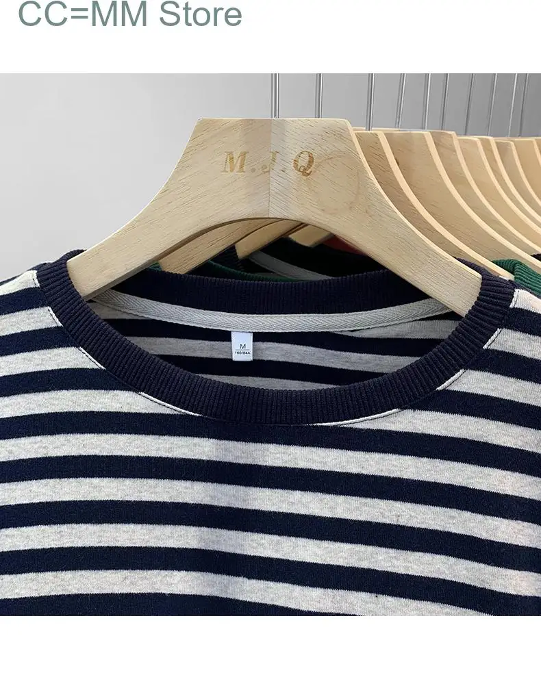 New Striped Chic T Shirts for Women Fashion O Neck Elegant Tops Office Ladies Long Sleeve Casual Tee Shirts