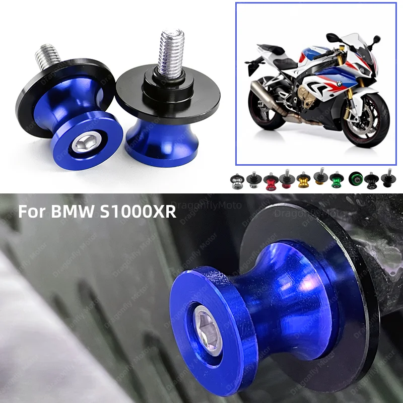

M8 For BMW S1000XR S 1000 XR 2014-2021 2017 2018 2019 2020 2PCS 8MM Motorcycle SwingArm Sliders Spools CNC Swing Arm Stand Screw