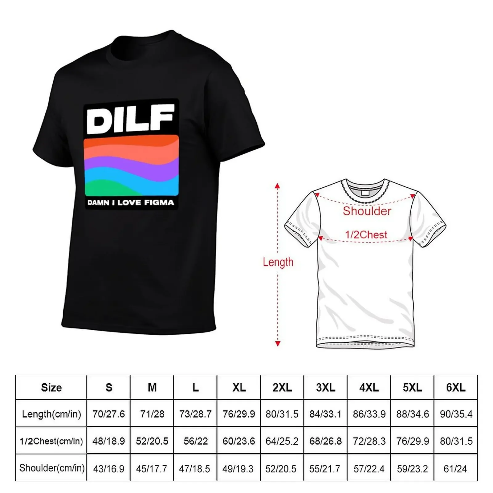 DILF damn i love figma - UX Designer Product Designer UI Designer Stickers T-Shirt summer tops graphics compression shirt men