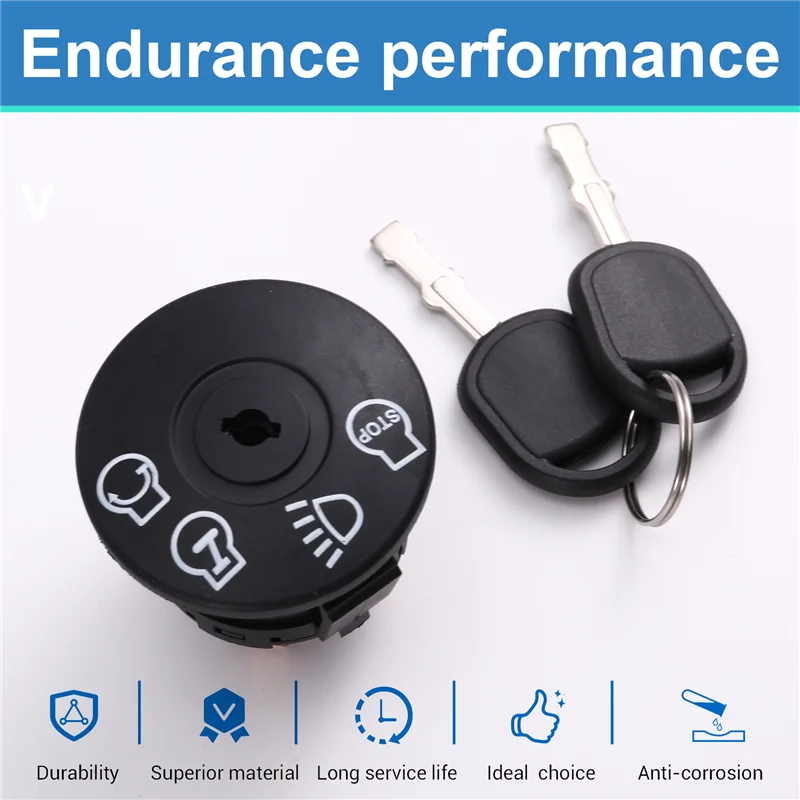 الطازجة لجون ديري جزازة العشب مفتاح إشعال قفل اسطوانة مع مفتاح 532163968 532175566 925-17 جرار #2