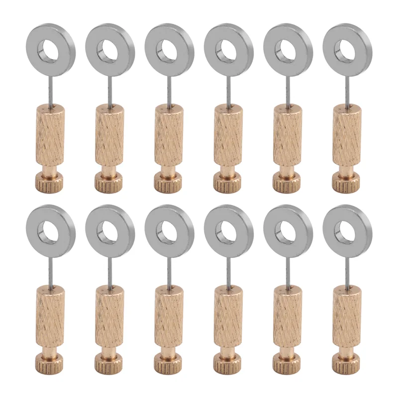 AF93-12Pcs عدد وأدوات السلع الجلدية اليدوية أدوات خياطة تحديد إبرة السلع الجلدية إبرة ثابتة خياطة 6-12 مللي متر