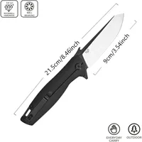 Sitivien ST151 Outdoor Folding Camping Pocket Knife D2 Blade G10 handle Hunting Survival Tactical Utility Fruit Knives EDC Tools