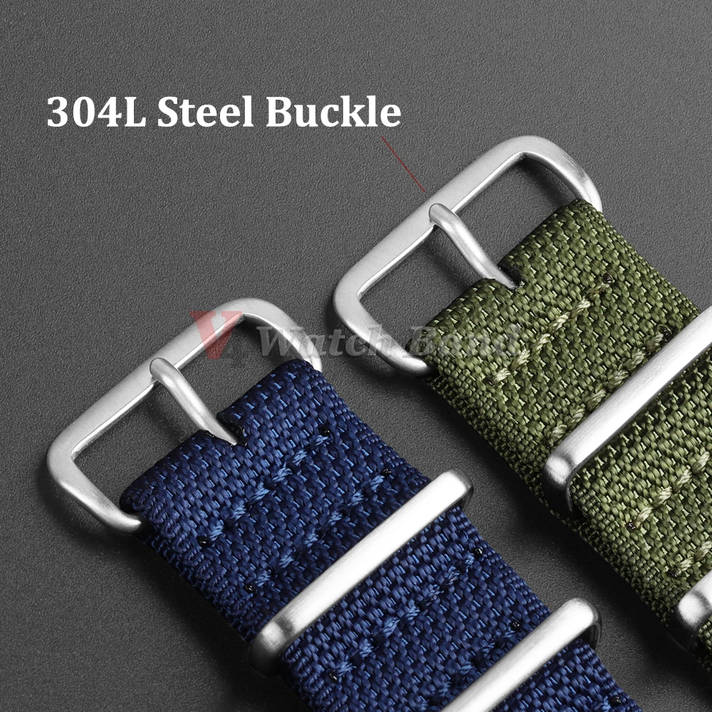 Dense Nylon Strap 20mm 22mm Wo - Perlon Strap Woven 리뷰 및 가격