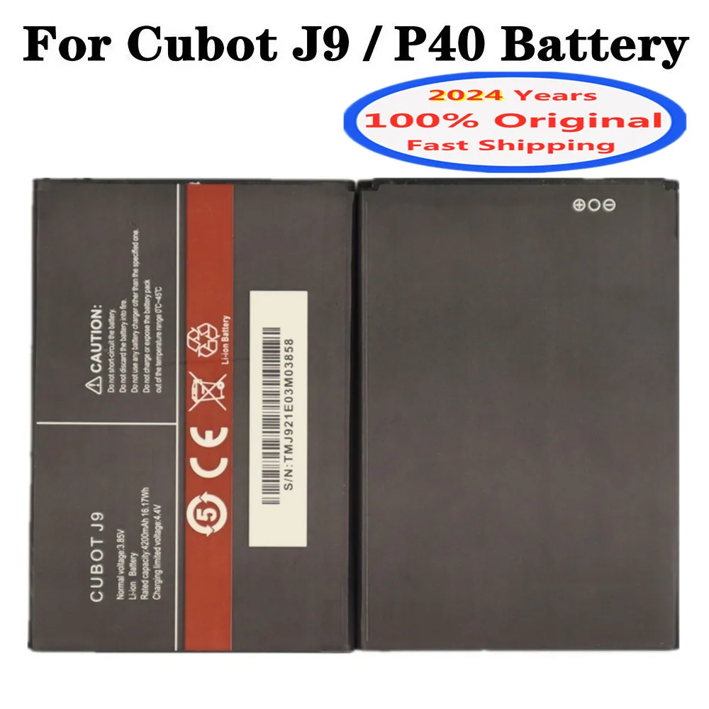 2024 Years New Original Battery For Cubot P40 J9 P50 Mobile Phone Battery High Capacity 4200mAh Replacement Batteries Bateria