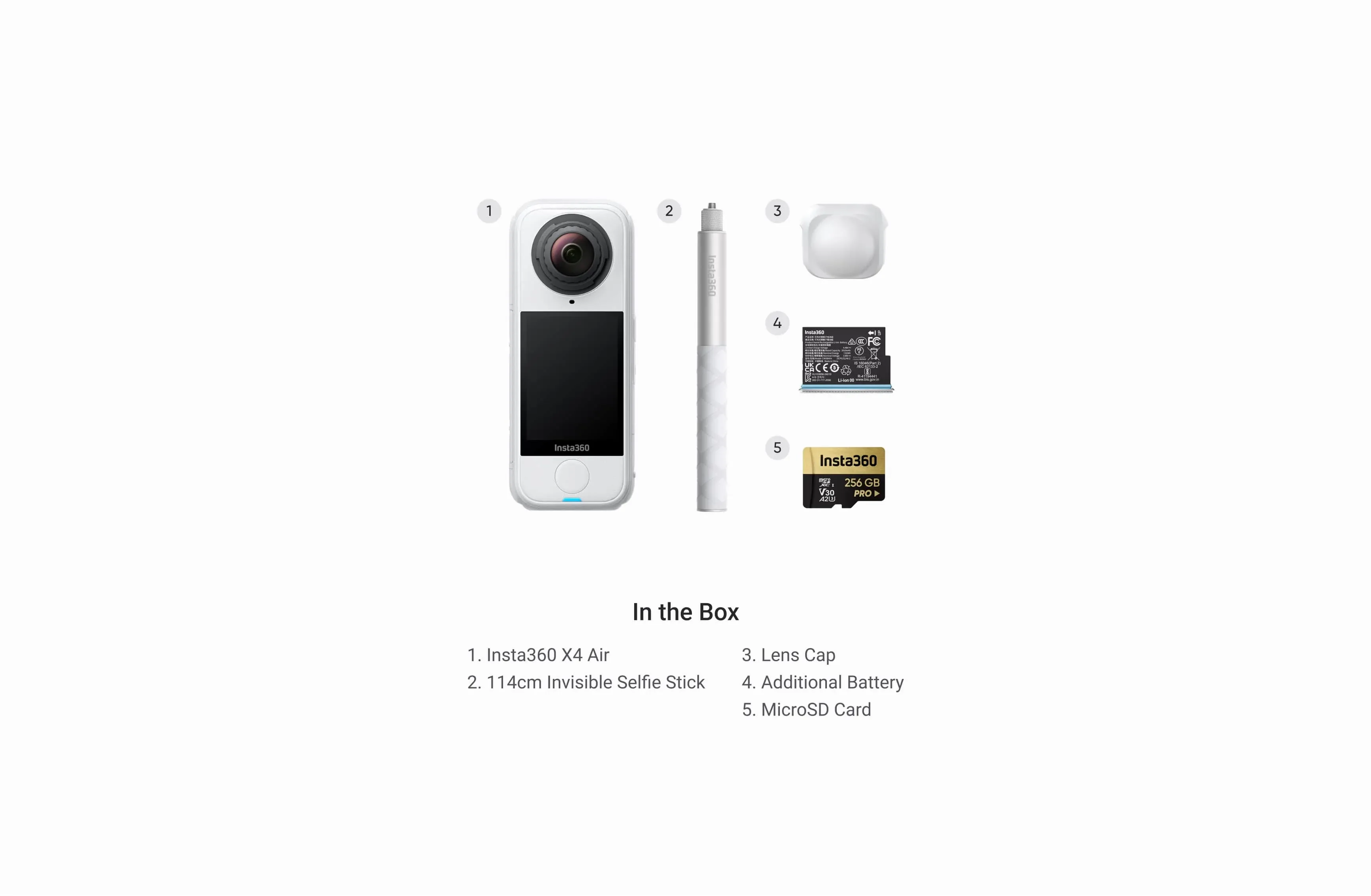 Insta360 X4 Air Wireless 360° Camera - True Cable-Free 8K Recording, Built-in AI Tracking for Solo Creators and Adventure Sports