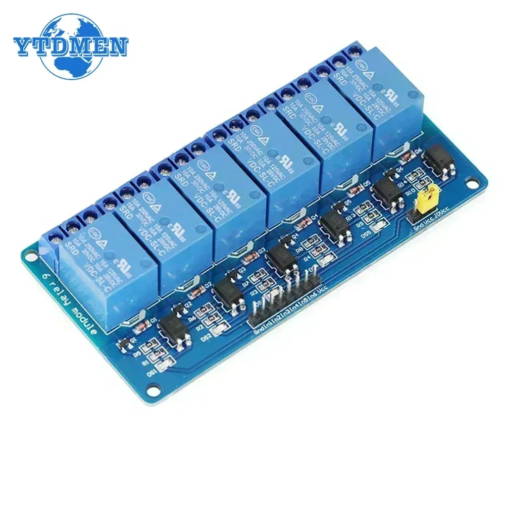 Picture 5: Relay Module 5V 12V 24V with Optocoupler Relay Output 1/2/4/6/8Way Relay Module for Arduino PLC Automation Equipment Control
