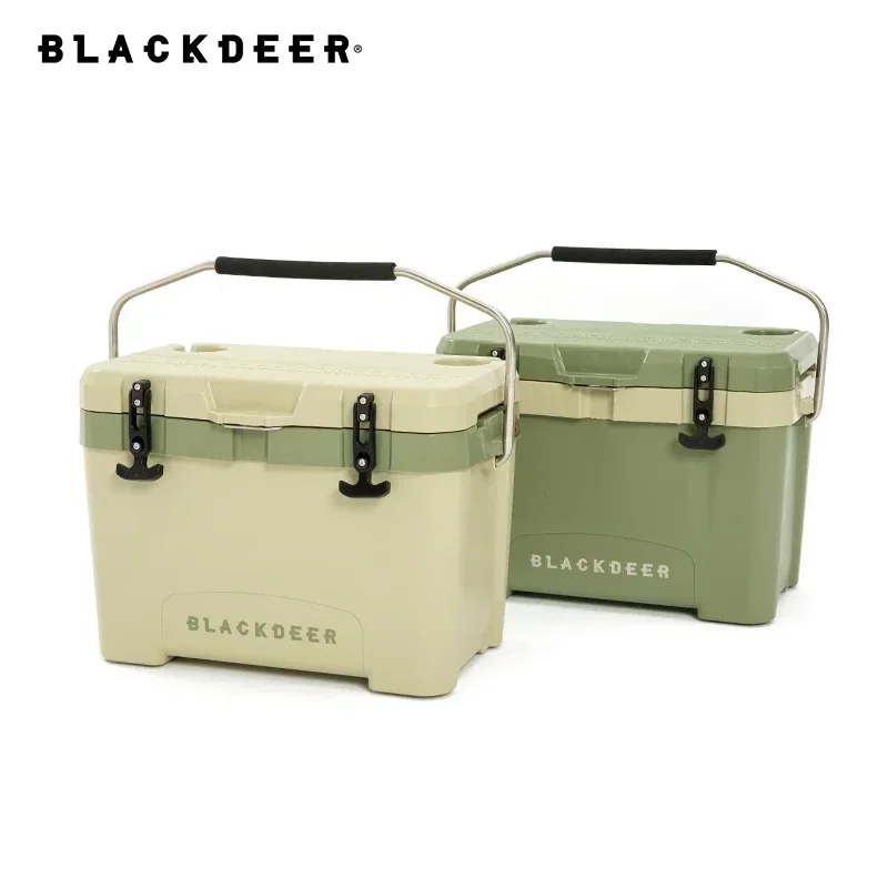 BLACKDEER Ice Box Fishing Cooler for Camping Thermal Box Beer Drinks Portable Cooler Large Refrigerators External 26L Fridge