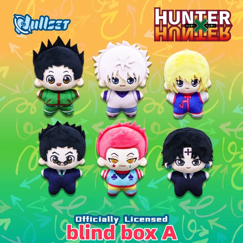 Genuine Hunter X Hunter Mystery Blind Box Gon Killua Kurapika Charm Plush Doll Coin Purse  Anime Merchandise Cute Dolls Gift Toy