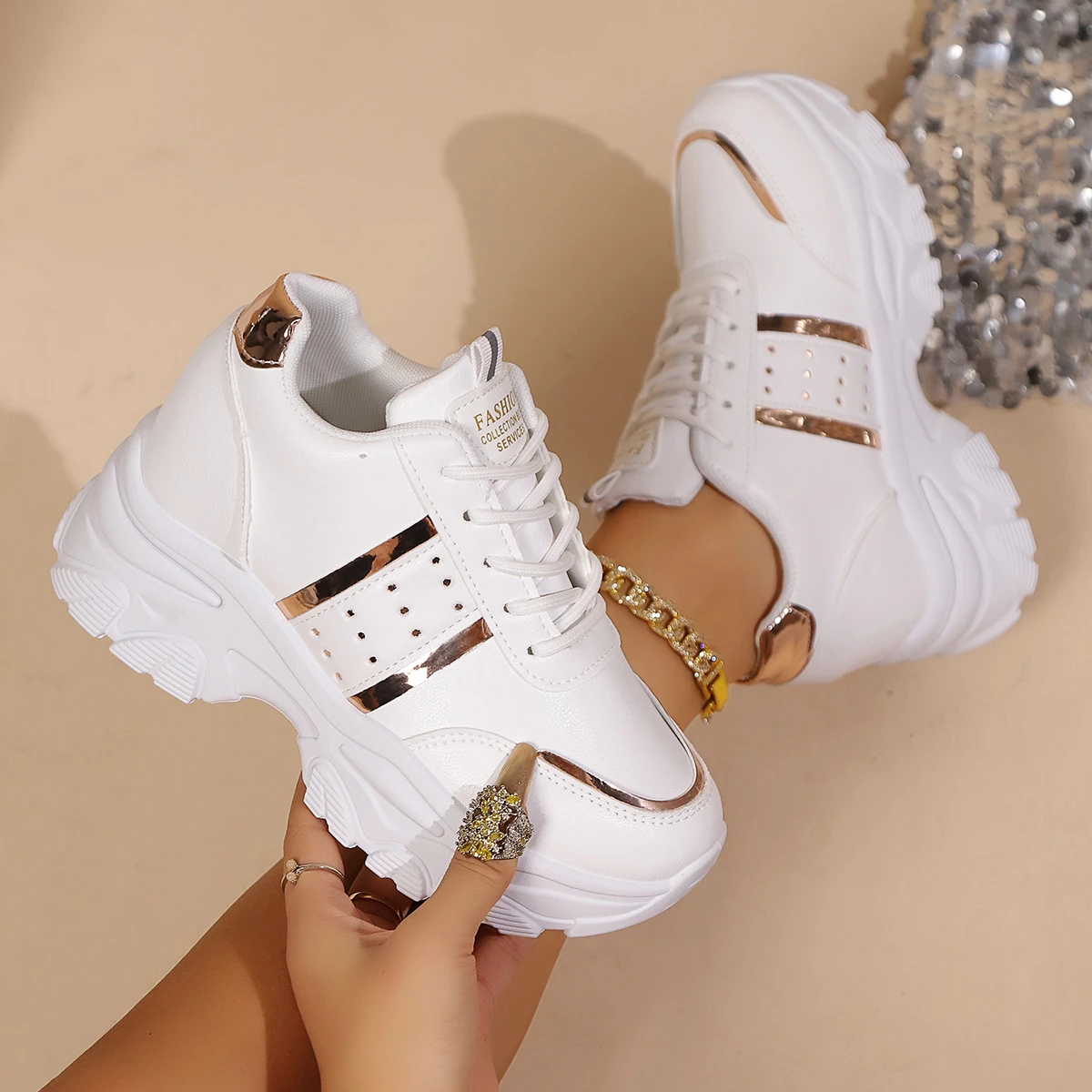 

Women Sneakers Autumn New Tennis Loafers Skateboard Casual Shoes Women Comfortable Platform Elegant Fashion Basketball Sneakers