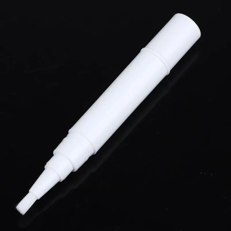 White Empty Nail Oil Pen With Brush Tip Twist Pens Eyelash Growth Liquid Tube Cosmetic Lip Gloss Container