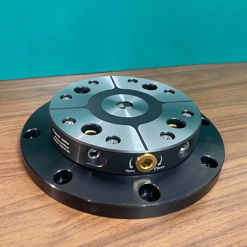 DJ-AIX5-D52-H43 4-5 axis clamp self-centering mirror positive with zero point quick change four axis L block bridge