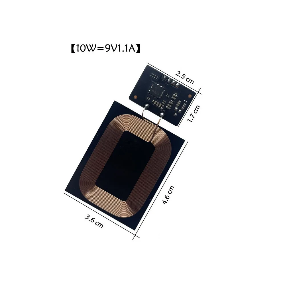 5W/7.5W/10W modulo adattatore ricevitore di ricarica Wireless Standard 5V 1A circuito bobina in rame puro Kit caricabatteria universale